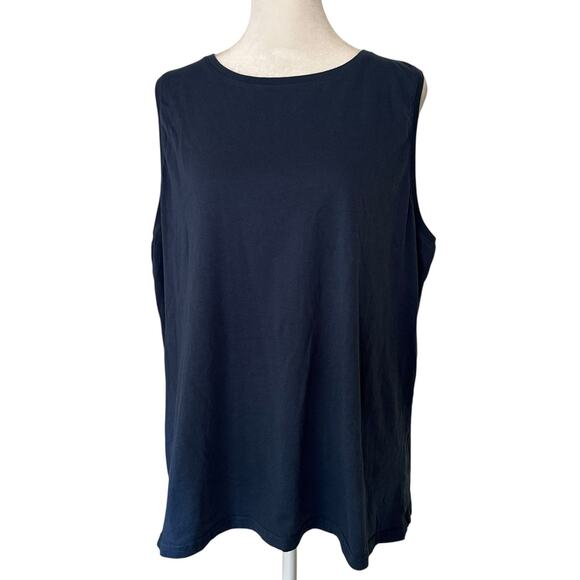 Pact navy blue cotton tank top size XL - Picture 1 of 11